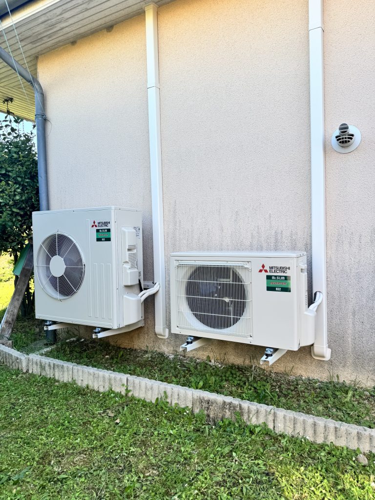 Installation de deux gainables MISTUBISHI à Blagnac